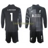 Original Trikotsatz Liverpool Alisson Becker 1 Torwart Ausweichtrikot 2021-22 Langarm Für Kinder